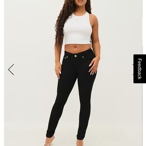 Curvey skinny jeans